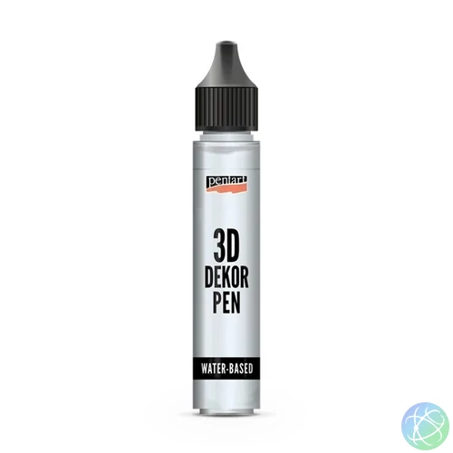 Pentart 30 ml ezüst 3D dekortoll