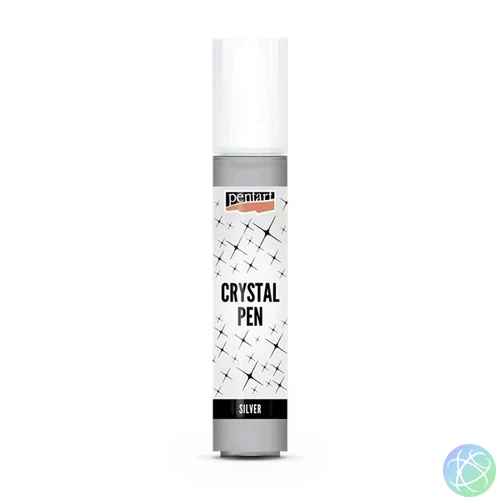 Pentart 30 ml ezüst kristálytoll