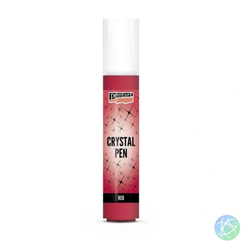 Pentart 30 ml piros kristálytoll