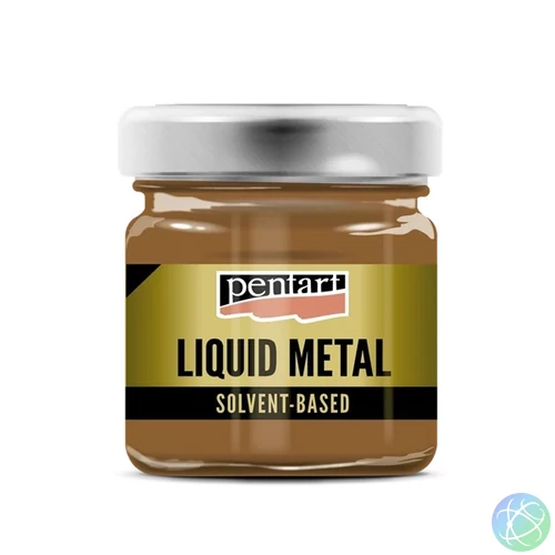 Pentart 30 ml bronz folyékony fém