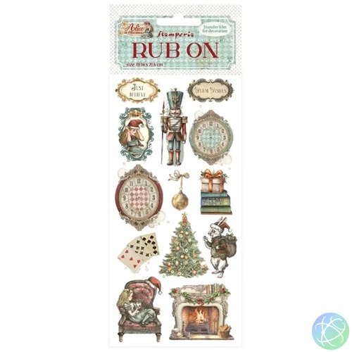 Pentart Alice in Christmas soldiers 10,2x21,6 cm kaparós matrica