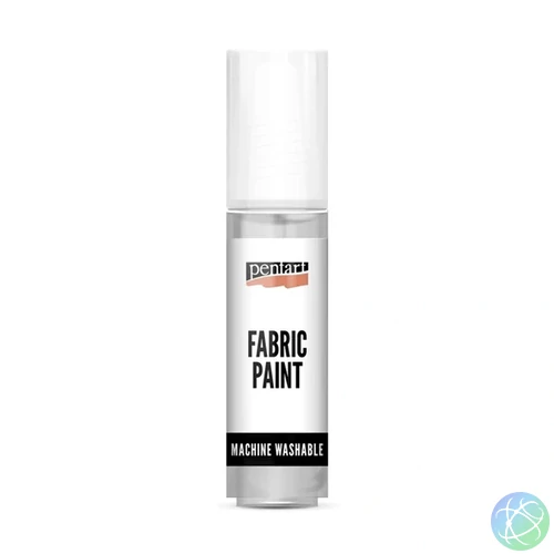 Pentart 20 ml metál ezüst textilfesték