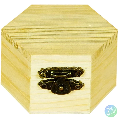 Pentart hatszög alakú 6x4 cm minidoboz