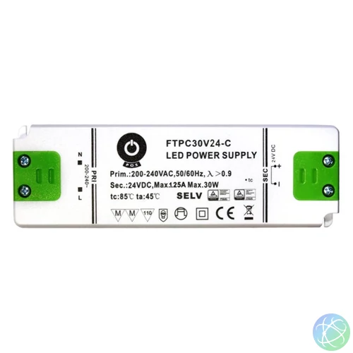 POS POWER FTPC30V24-C 24V/1.25A 30W IP20 LED tápegység