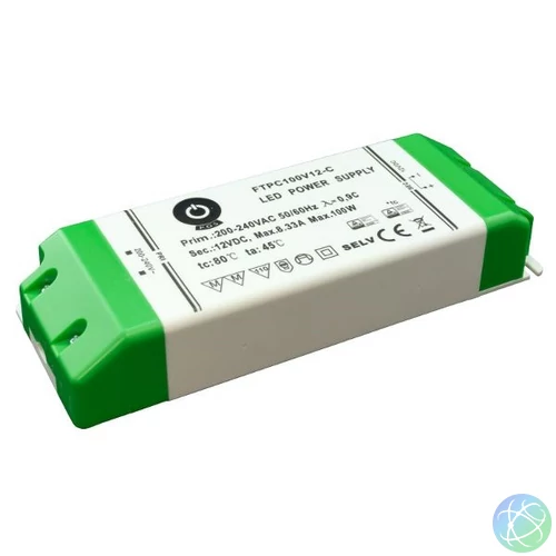 POS POWER FTPC100V12-C 12V/8.33A 100W IP20 LED tápegység