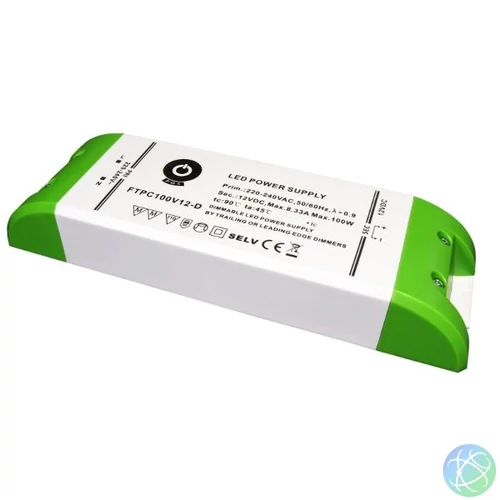 POS POWER FTPC100V12-D 12V/8.33A 100W IP20 szabályozható LED tápegység