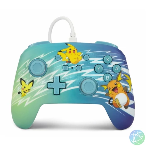 PowerA NSGP0221-01 Enhanced Nintendo Switch vezetékes Pikachu Evolution kontroller