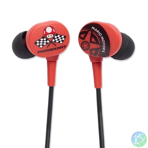 PowerA NSHS0399-01 Nintendo Switch vezetékes Mario Kart Motors mikrofonos fülhallgató