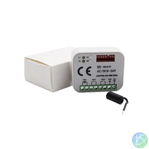 IR RxUni 300-868 MHz Univerzális 2 csatornás vevőegység