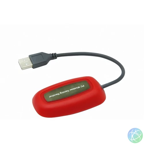 PRC PRCX360PCWLSSR vezeték nélküli Xbox 360/PC USB adapterrel piros kontroller