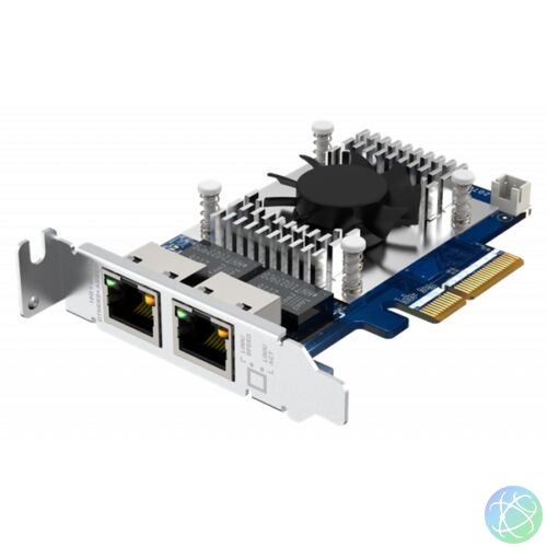 QNAP QXG-10G2TB 2x 10GbE R-J45 bővítő kártya, PCIe