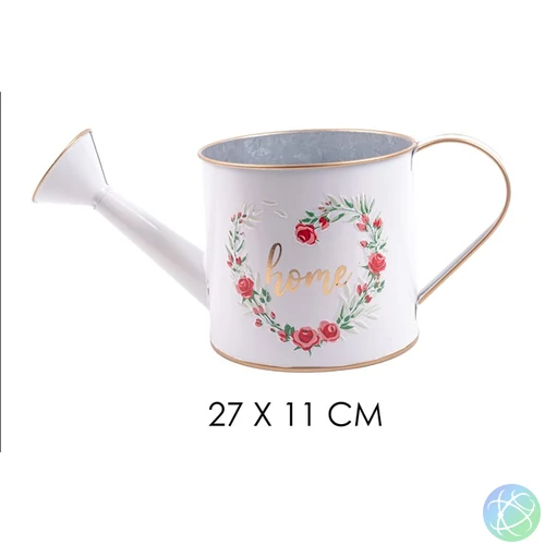 IRIS bádog öntözőkanna rózsa home 27x11cm