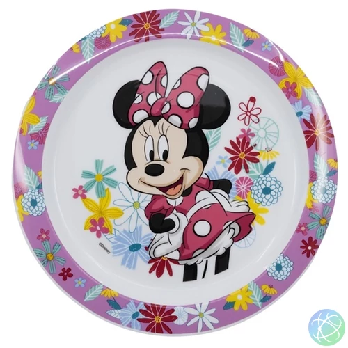 IRIS Licenc Minnie műanyag mikrózható lapostányér