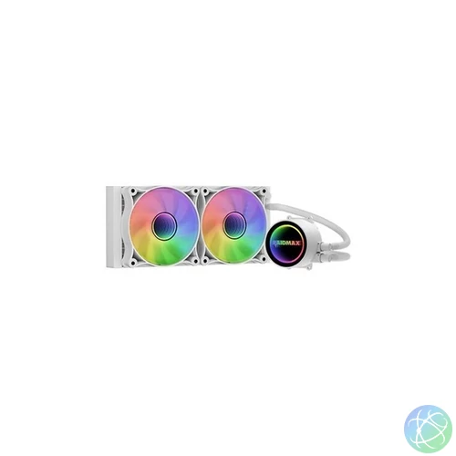RAIDMAX INFINITA LS240 240mm ARGB fehér vízhűtéses processzor hűtő