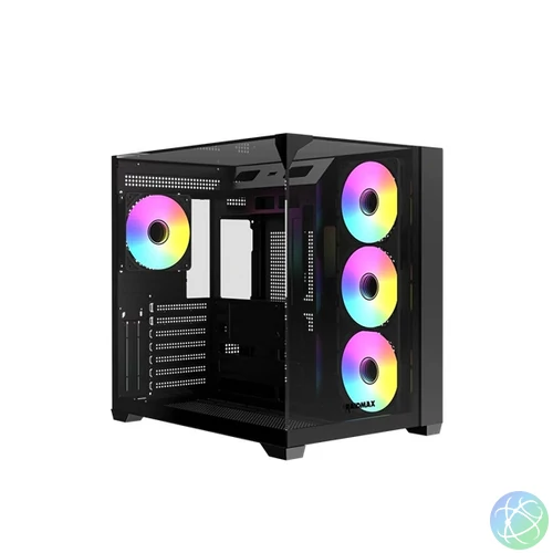 RAIDMAX i620 BLACK ATX  fekete számítógépház