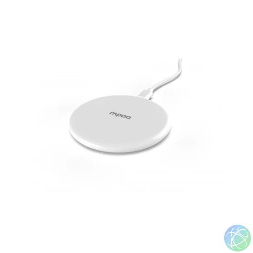 Rapoo 00217721 217721 "XC105" 10W vezeték nélküli fehér mobiltelefon töltő