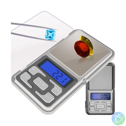 Ruhhy zsebmérleg 500 g-ig, mérési pontosság 0,1g