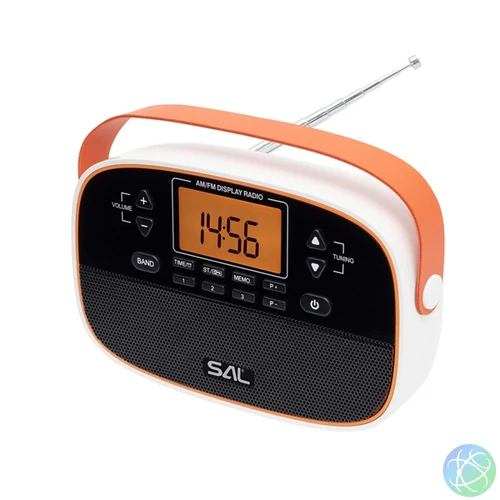 SAL RPR4LCD ébresztőórás táskarádió