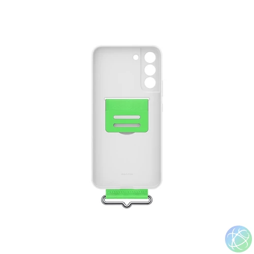 Samsung EF-GS906TWEGWW Galaxy S22 Plus fehér szilikon védőtok szíjjal