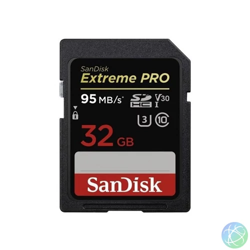 Sandisk 00121594 32GB SD Extreme Pro (SDHC Class 10 UHS-I U3) memóriakártya