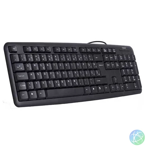 Sbox K-14 HUN USB fekete billentyűzet