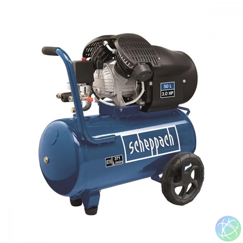 Scheppach HC 53 dc - 50 l olajkenésű kéthengeres kompresszor