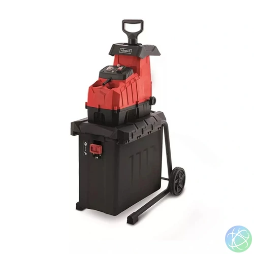 Scheppach GS 70 - 2800 W elektromos hengeres ágaprító gyűjtőedénnyel