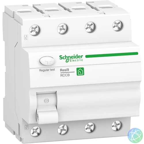 Schneider R9R02425 RESI9 4P/25A/30mA/A osztály/áram-védőkapcsoló