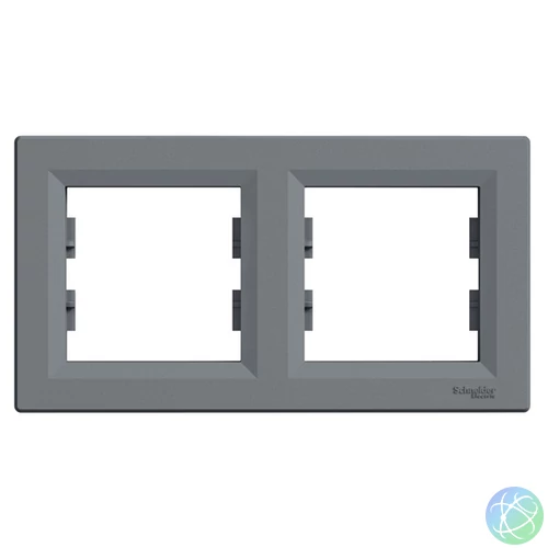 Schneider EPH5800262 ASFORA vízszintes acél kettes keret
