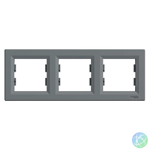 Schneider EPH5800362 ASFORA vízszintes acél hármas keret