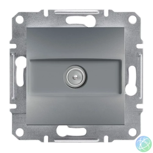 Schneider EPH3200162 ASFORA végzáró/1 dB/acél TV aljzat
