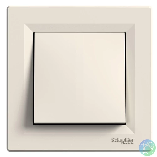 Schneider EPH0100123 ASFORA rugós bekötésű bézs egypólusú kapcsoló