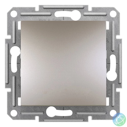 Schneider EPH0100169 ASFORA rugós bekötésű bronz egypólusú kapcsoló