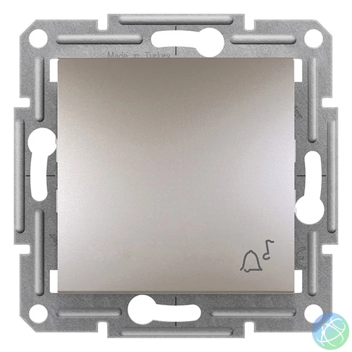 Schneider EPH0800169 ASFORA csengőjel/rugós bekötésű/bronz egypólusú nyomó