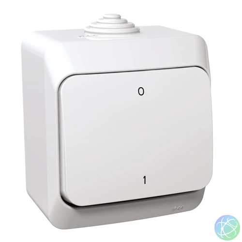 Schneider WDE000520 CEDAR PLUS IP44/fehér kétpólusú kapcsoló