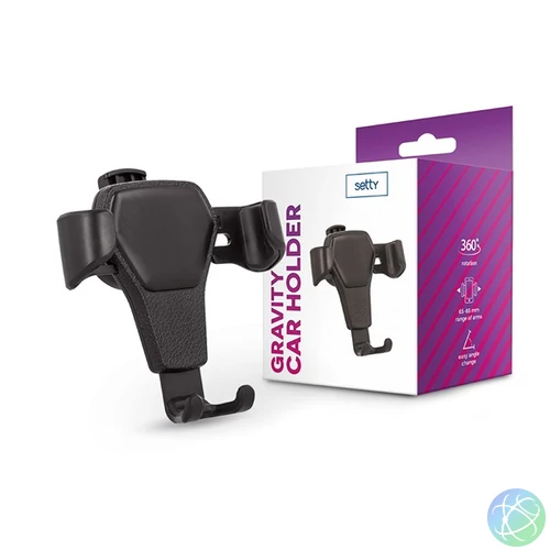 Setty TF-0112 GUS-01 univerzális szellőzőrácsba illeszthető autós tartó