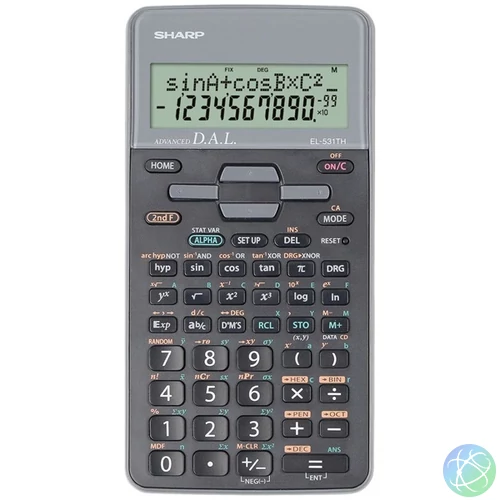 Sharp EL531THBGY 273 funkciós tudományos számológép