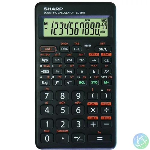 Sharp EL-501TBWH 146 funkciós tudományos számológép