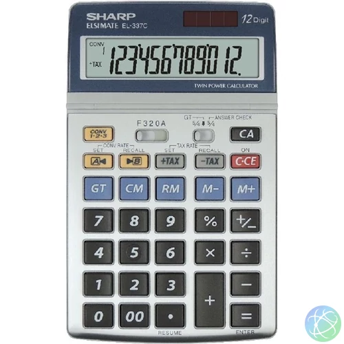 Sharp EL337C irodai asztali számológép