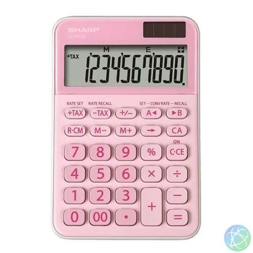 Sharp ELM-335B-PK napelemes asztali számológép