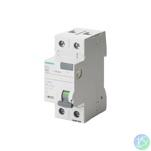 Siemens 5SV3312-6  ÁVK A 25/2 30MA 2 MODUL védőkapcsoló