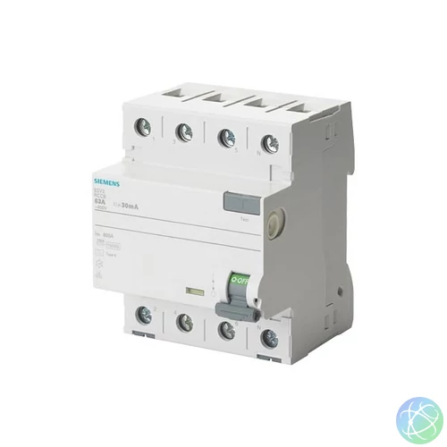 Siemens 5SV3442-6  ÁVK A 25/4 100MA 4 MODUL védőkapcsoló
