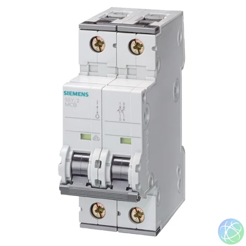 Siemens 5SY5205-7 440V DC, 400V Ac 10kA 2P C  kismegszakító