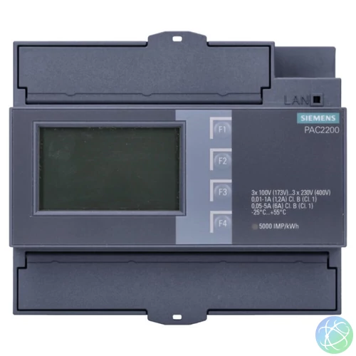 Siemens 7KM2200-2EA30-1JA1 LCD 3 fázisú energiamérő