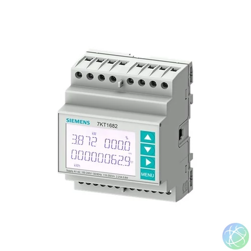 Siemens 7KT1682 LCD, 3-fázisú, 7KT PAC1600 sorozat energiamérő