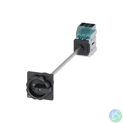 Siemens 3LD3048-0TK51 75kW szerelő lapra kivezetett hajtással fekete kar főkapcsoló