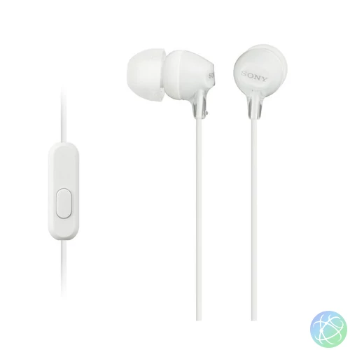 Sony MDREX15APW.CE7 mikrofonos fehér fülhallgató
