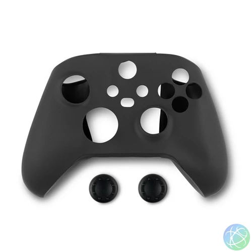 Spartan Gear 2808151 Xbox Series X|S kontroller szilikon skin fekete + hüvelykujj csúszásgátló