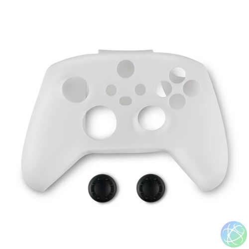 Spartan Gear 2808152 Xbox Series X|S kontroller szilikon skin fehér + hüvelykujj csúszásgátló