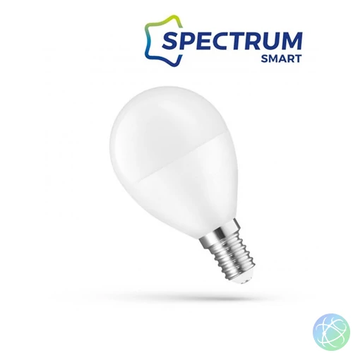 SpectrumLED 5W/420Lm/CCT+DIM/IP20/E14 WiFi LED kisgömb led fényforrás